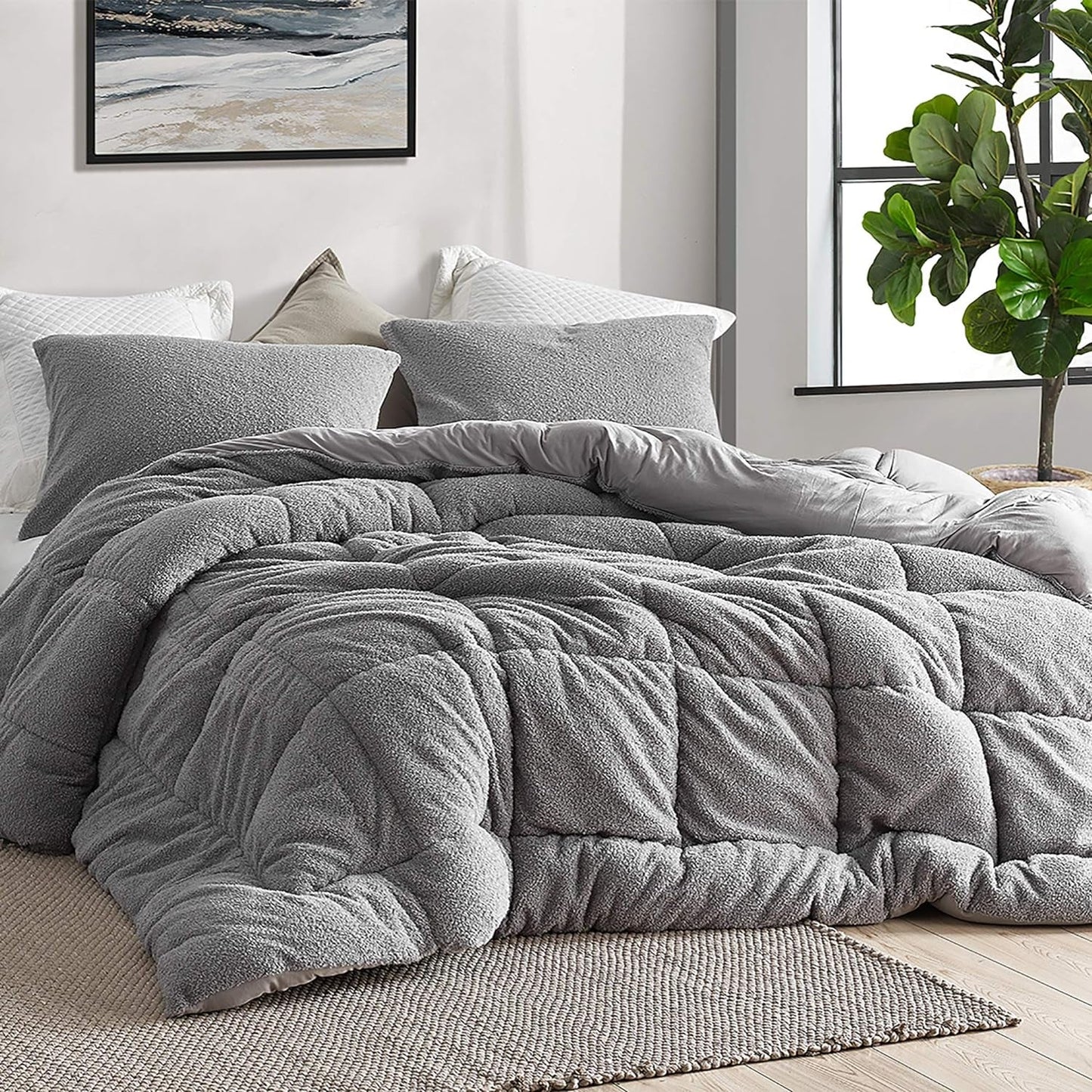 Oh Sweetie Bare - Coma Inducer? Oversized King Comforter - Alloy